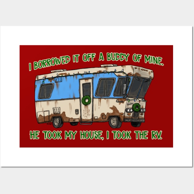 I Took The RV Wall Art by mcillustrator